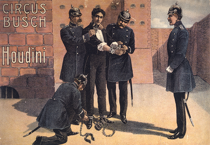Houdini Arrested and Locked Up
